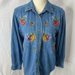 Bobbie & Brooks Vintage Bobbie brooks denim chambray embroidered shirt Photo 12