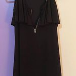 Revolve Black & Gold Zipper Dress Photo 0
