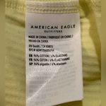 Abercrombie & Fitch yellow ribbed snap button bodysuit women’s size small Photo 5
