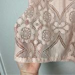 Sophie Rue  Floral Lace Light Baby Pink Shorts Size XL Photo 3