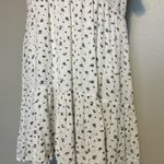 American Eagle  Outfitters White and Blue Floral Mini Sun Dress Photo 2