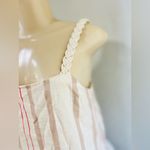 Alexis  Dimma Sleeveless 100% Linen MiniDress in Heather Beige Stripe Size S Photo 4