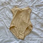 Capezio Beige One Piece Sleeveless Womens Size XL Leotard Dance Padded Tan Photo 1