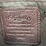 Fossil Vintage  Crossbody Bag Handbag 75082 Multi-Compartment Brown Leather OS Photo 6