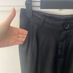 Le lis Wide Leg Satin Pants High Rise Dress Trousers Black Womens Small Photo 5