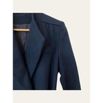 Vintage Navy Blue Wool Coat Size S Photo 2