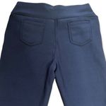 Y&F Navy Blue High Rise Rhinestone Fleece Leggings Photo 3