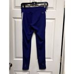 Adidas 014-009  Leggings Womens S‎ blue Climalite 3 Stripes Pants Stretch Active Photo 7