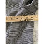 Nine West  Gray Houndstooth Long Sleeve Front Pockets Lined Blazer Sz 10 Photo 8