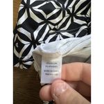 LULU B Dress Women Large 3/4‎ Sleeve Stretch Black White Pre Shrunk Beach Travel Photo 2