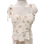 Audrey 3+1 Blouse from Revolve Crop Top Floral Size Medium Photo 2