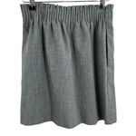 J.Crew Mercantile Elastic Waist Skirt Grey Size 00 New Photo 0