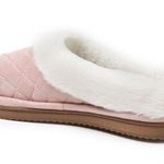 Dearfoams Womens Slippers Size XL 11-12 Cozy Comfort Memory Foam Pink Cream New Photo 3
