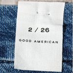 Good American  Good Classic‎ Raw Hem Jeans 2/26 NWT Photo 7