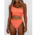 Skatie  Nicole One Piece Swim Suit in Mauna Loa Size Medium. New Photo 1