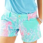 Lilly Pulitzer Callahan Shorts In Minty Fresh Photo 0