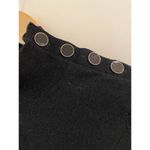 Sézane Sezane High Neck Shoulder Button Tab Jacob Jumper Sweater Black Women's Size XXL Photo 6