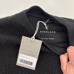Everlane Renew Fleece Oversized Black Crewneck Pullover Sweater S Photo 6
