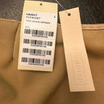 Revolve  Haight Swim High Leg Bikini Bottom Hot Pant in Beige Sz L Photo 5