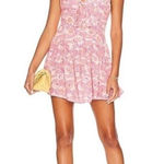 Majorelle  Viola‎ Pink Mini Dress Revolve Paisley Floral Sleeveless Size Medium Photo 0