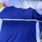 H&M  Royal Blue Knit Zip Sweater Size Small Knitted Photo 1