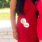 Boutique Red Game Day Dress  Photo 1