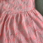 Alya Hot Pink and White Lacy Fit and Flare Pastel Brunch Dress Size Small EUC Photo 1