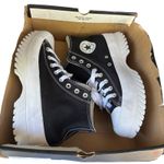 Converse CTAS Lugged 2.0 Hi Top Platform Sneakers Black White Unisex Size 11.5 W Photo 9