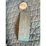 London Times  Floral Dress Size 10P Elastic Waist Short Sleeve Back Zip NWT Photo 10