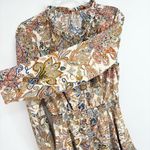 Cupshe Paisley Print Tie Neck Long Sleeve Cover Up Dress Size Large NWT Photo 5
