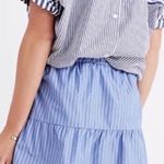 Madewell ‎ Bistro Mini Skirt in Stripe Women’s Size Large  G5088 Photo 1
