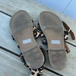 Franco Sarto Kyson Calf Hair Cheetah Strappy Ankle Sandals 7.5M Photo 4