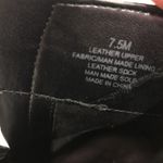 Antonio Melani Antonio Melanie Hardine Leather Ankle Heel Boots Black 7.5 Photo 8