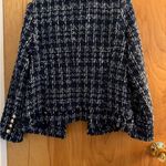 Nanette Lepore  Navy Tweed Blazer Photo 6