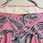 Adore Me Plus Size Swim Too Pink Floral Palm Leaves Design Size 2X Photo 3