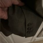 Loft Ann Taylor  Wool Blend grey button hidden Long Sleeve‎ Jacket Lined Size 8 Photo 7