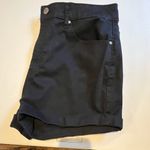 Forever 21  Black Jean‎ Shorts Small Cuff Size 31 Photo 3