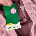 Halara  Wide Leg Pants Womens XS Plum Pink Denim Elastic Waist Pleated Photo 4