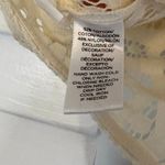 Loft Ann Taylor Cream 3/4 Sleeve Lace Top Size Small Petite Photo 7