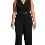 No Boundaries  Womens Jumpsuit Size 3X 23-25 Juniors Sleeveless Black NWOT Photo 0