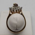 18 Karat HGE Gold, Red, & White Ring Red Size 8 Photo 4