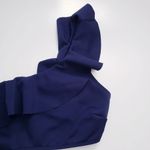 Ted Baker  Navy Blue One Shoulder Ruffle Bikini Top Photo 4