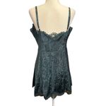 Victoria's Secret Vintage Victoria’s Secret Gold Label Emerald Green Jacquard Lace Slip Dress Sz L Photo 2