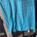 Lululemon  Run Swiftly Tech Short Sleeve tee shirt Spry Blue crewneck stripes Photo 9