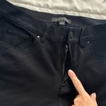 Ann Taylor  black straight leg mid rise pants, size 10 office business casual Photo 8