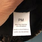 Briggs New York  Petite textured floral velour woman’s top‎ size PM Photo 5