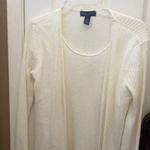 Karen Scott FINAL MARKDOWN  knit top one piece two piece look petite small Photo 0