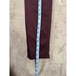 Madewell Women's High Rise Skinny Jeans Maroon Red Burgundy Size 26 Photo 7