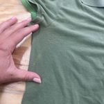 American Eagle Y2k Polo Baby T Shirt Women's Size Medium Green Preppy Fitted Photo 10