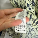 ZARA NWT  Printed Ramie Midi Dress Double V-Neck‎ Size Medium Beach Cover-Up Photo 6